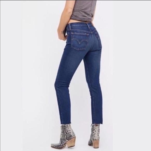 Levi's Denim - Levi’s 501’s Undone Raw Hem Jeans Button Fly 1565